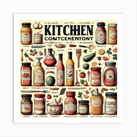 Kitchen Condiment 2 Art Print