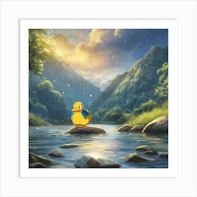 Pokemon Duck Art Print
