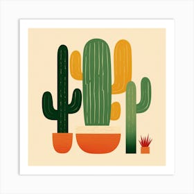 Cactus Illustration Art 93 Art Print