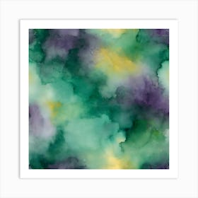 Abstract Watercolor Painting 12 Art Print