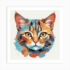 Cat Painting Art Print