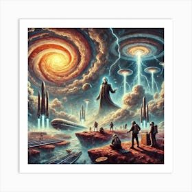 An Artistic Depiction Of The Origins Of The Jovian Art Print