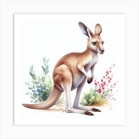 Kangaroo Art Print