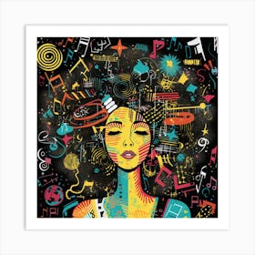 Music Notes 1 Art Print