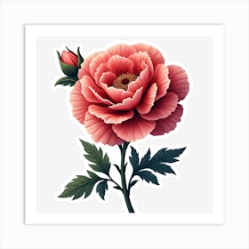 Peony 1 Art Print