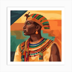 Egyptian King 2 Art Print