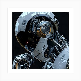 Futuristic Robot Art Print