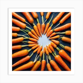 Carrots In A Circle 13 Art Print