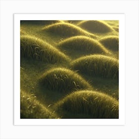 Grass Field 20 Art Print