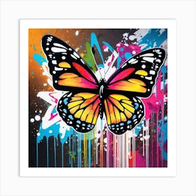 Butterfly Painting 39 Art Print