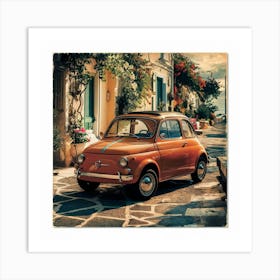 Fiat 500 Art Print