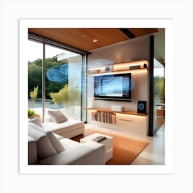 Modern Living Room 1 Art Print