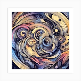 Abstract Painting 18 Art Print