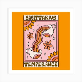 Sagittarius Tarot Card Art Print