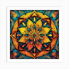 Intricate Geometric Pattern 2 Art Print