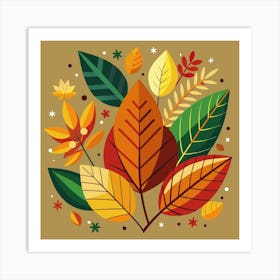 Autumn Leaves Art Print 1 Art Print