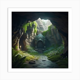 Grotto Gateway Art Print