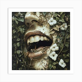 'The Face Of A Woman' 3 Art Print