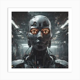 Cyborg 4 Art Print