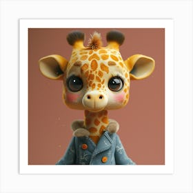 Giraffe 58 Art Print