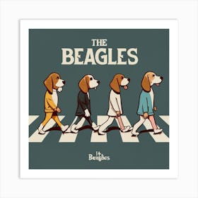 The Beagles Art Print