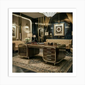 Deco Office 5 Art Print