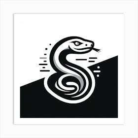 Snake logo2 Art Print