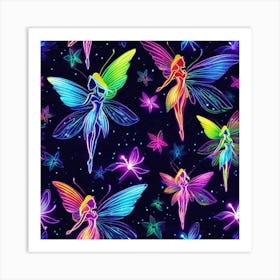 Rainbow Fairy Art Print