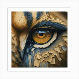 Tiger Eye Art Print