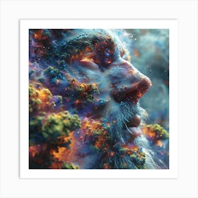 Psychedelic Man Art Print