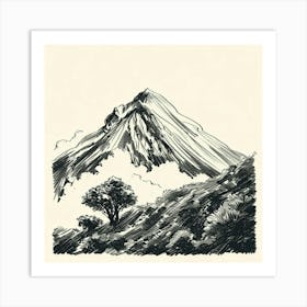 Ecuador Mountain Art Print