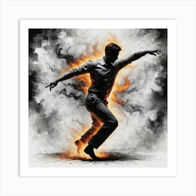 Spanish Flamenco Dancer Man Art Print