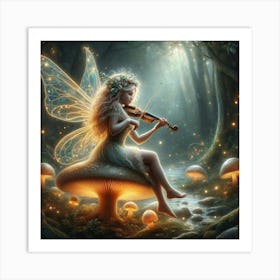 Fairy Violin 1 Art Print