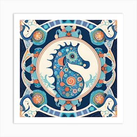 Seahorse Art Print