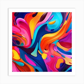 Abstract Colorful Art Print