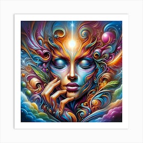 Psychedelic Art 17 Art Print