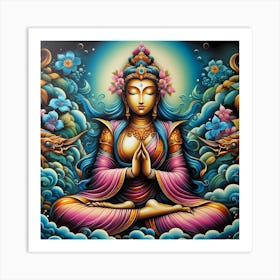 Buddha Painting Art Print