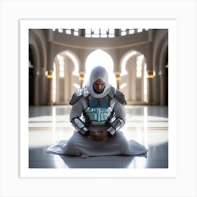 Muslim Man Praying Art Print