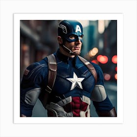 Captain America Art Print