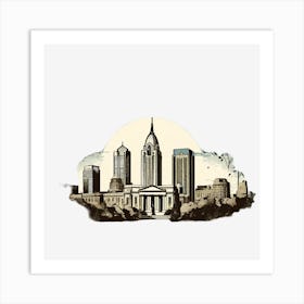 Philadelphia Skyline Art Print