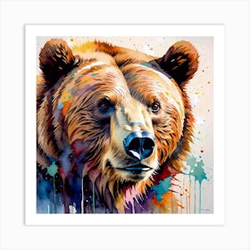 Grizzly Bear Art Print