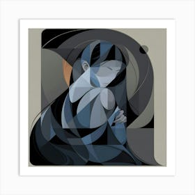 Abstract Woman Art Print