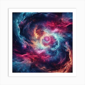 Nebula In Space Art Print