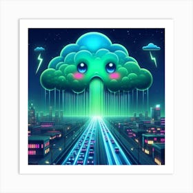 Cloudy Sky Art Print