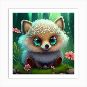 Fox In The Forest Art Print