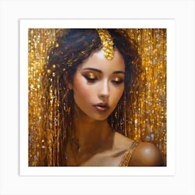 Beautiful woman 23 Art Print