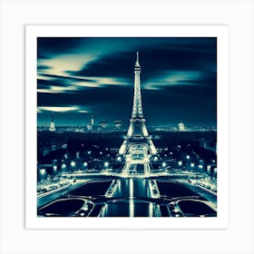 Paris At Night 45 Art Print