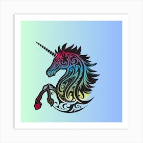 Unicorn 5 Art Print