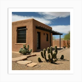 Adobe House Art Print