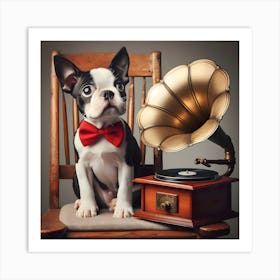 Boston Terrier~Reimagined 10 Art Print